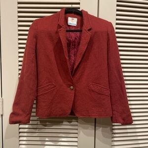 Vintage Women's Red Blazer